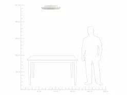 Beliani Lámpara De Techo LED De Metal Dorado/blanco ⌀ 64 Cm TAPING -Lámparas comercio undef src sa picid 824908 type whitesh image