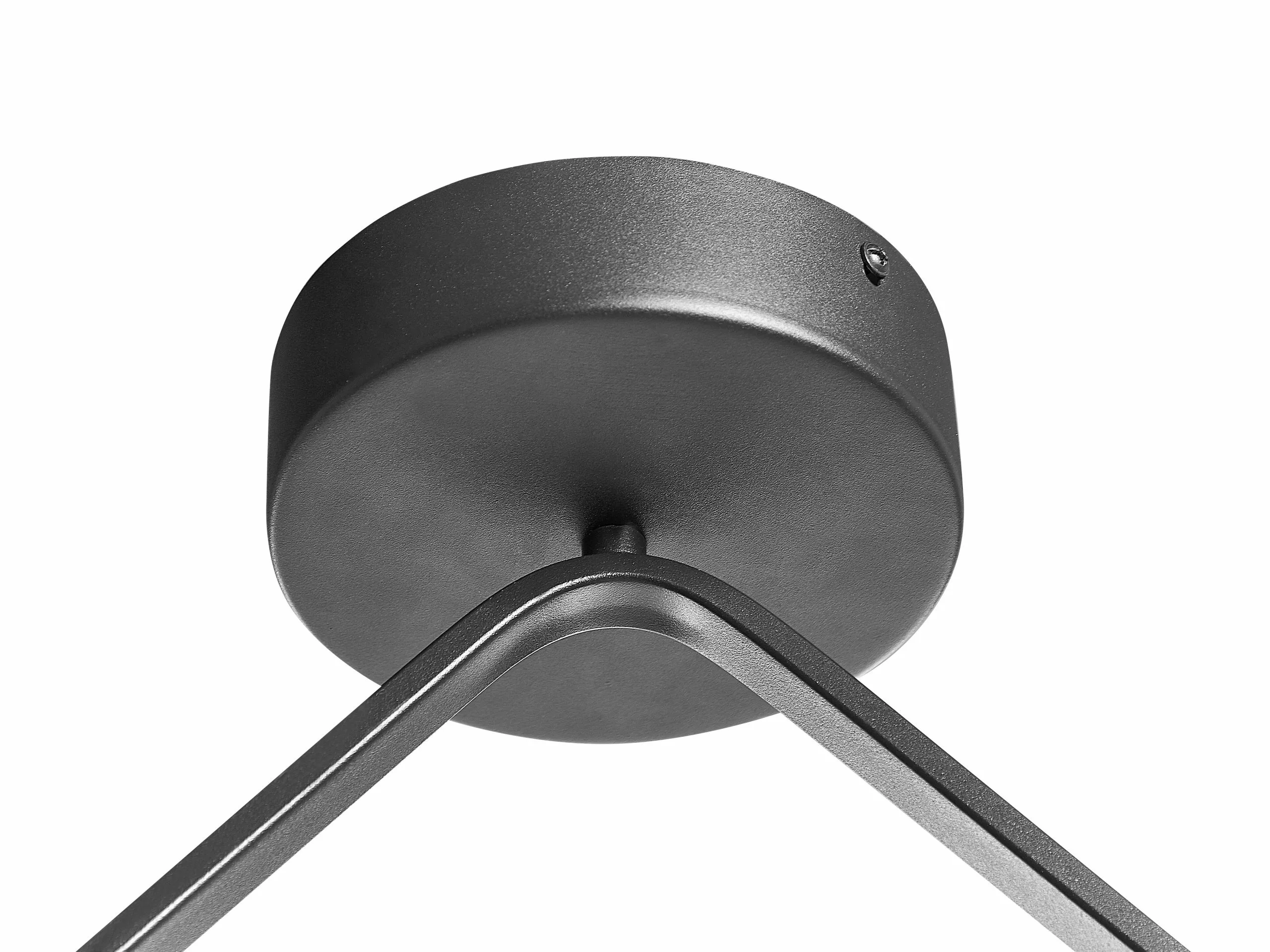 Beliani Lámpara De Techo LED De Metal Negro 33 Cm AGNO 5 Beliani Lámpara De Techo LED De Metal Negro 33 Cm AGNO - Imagen 5