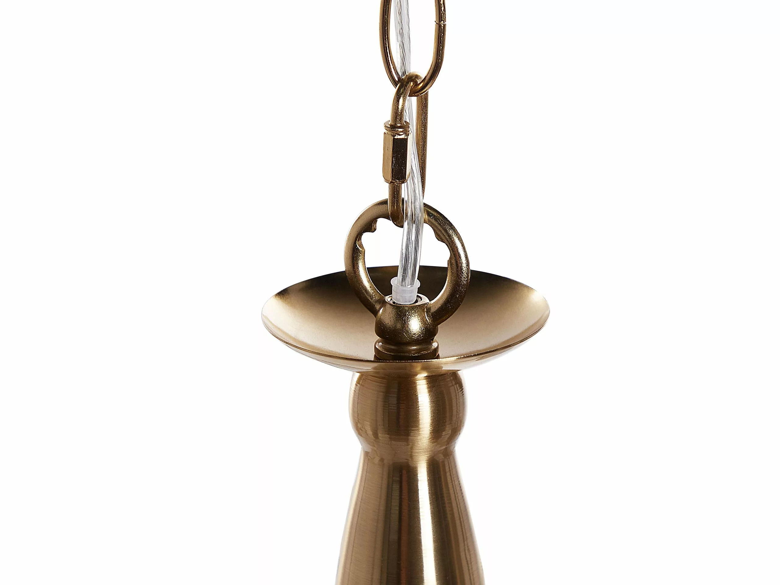 Beliani Lámpara De Techo De Metal Latón 127 Cm BRADANO - Imagen 6