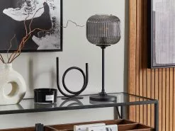 Beliani Lámpara De Mesa De Metal Negro/gris 50 Cm TOSNA -Lámparas comercio undef src sa picid 825889 type whitesh image