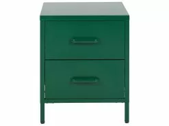 Beliani Mesa De Noche De Metal Verde 43 X 40 Cm MALAVI -Lámparas comercio undef src sa picid 826257 type whitesh image