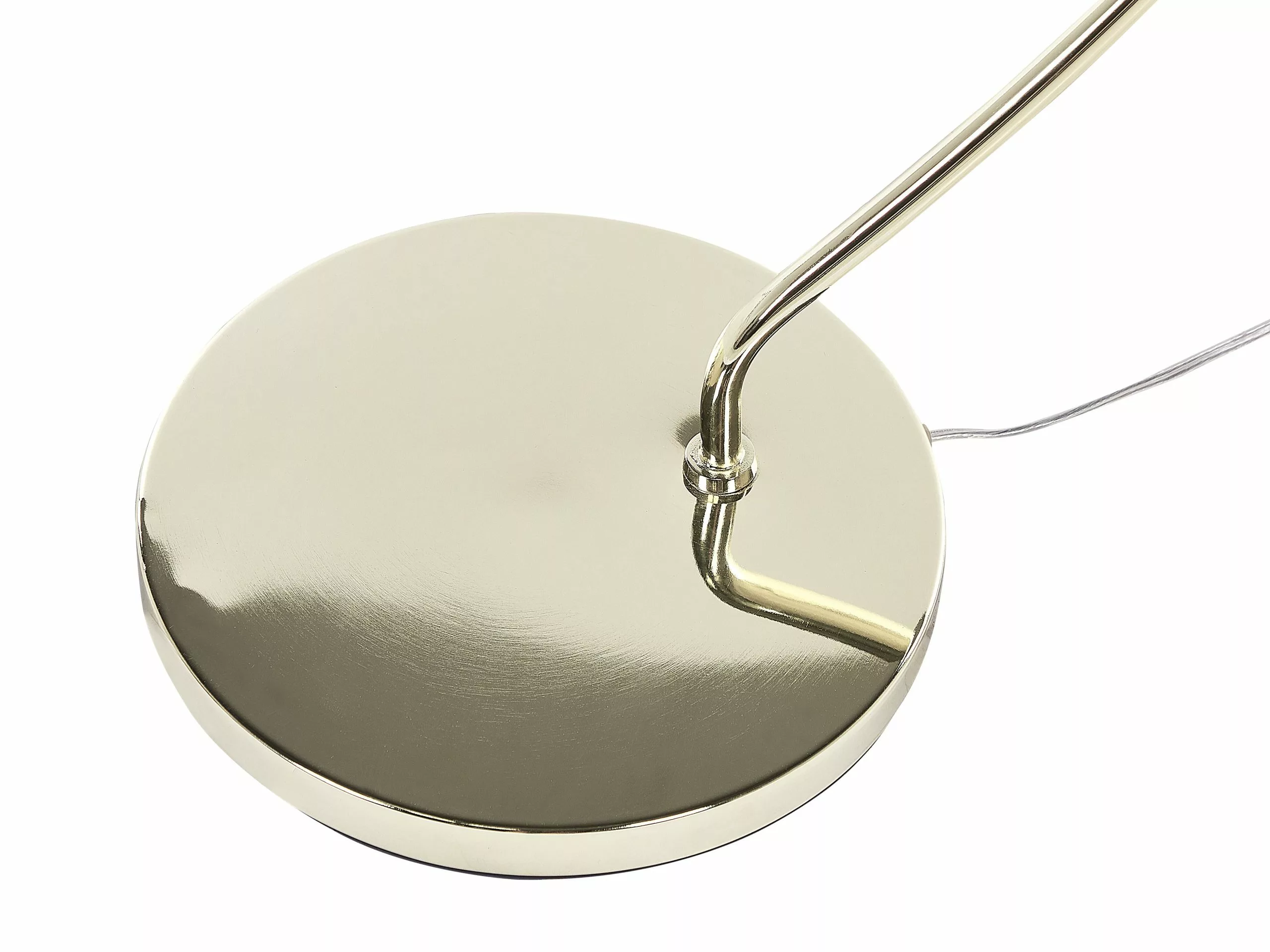 Beliani Lámpara De Pie De Metal Dorado 188 Cm KAMA - Imagen 8