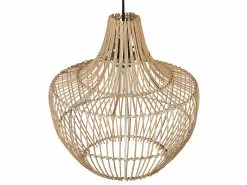 Beliani Lámpara De Techo De Ratán Beige/natural 123 Cm MAZOWE -Lámparas comercio undef src sa picid 827242 type whitesh image