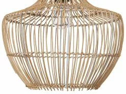 Beliani Lámpara De Techo De Ratán Beige/natural 123 Cm MAZOWE -Lámparas comercio undef src sa picid 827244 type whitesh image