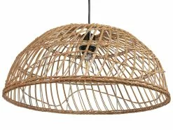 Beliani Lámpara De Techo De Ratán Beige/natural 123 Cm RAVINE -Lámparas comercio undef src sa picid 827274 type whitesh image