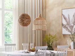 Beliani Lámpara De Techo De Cuerda De Papel Marrón 127 Cm SIWAZE 12 Beliani Lámpara De Techo De Cuerda De Papel Marrón 127 Cm SIWAZE -Lámparas comercio undef src sa picid 827304 type whitesh image