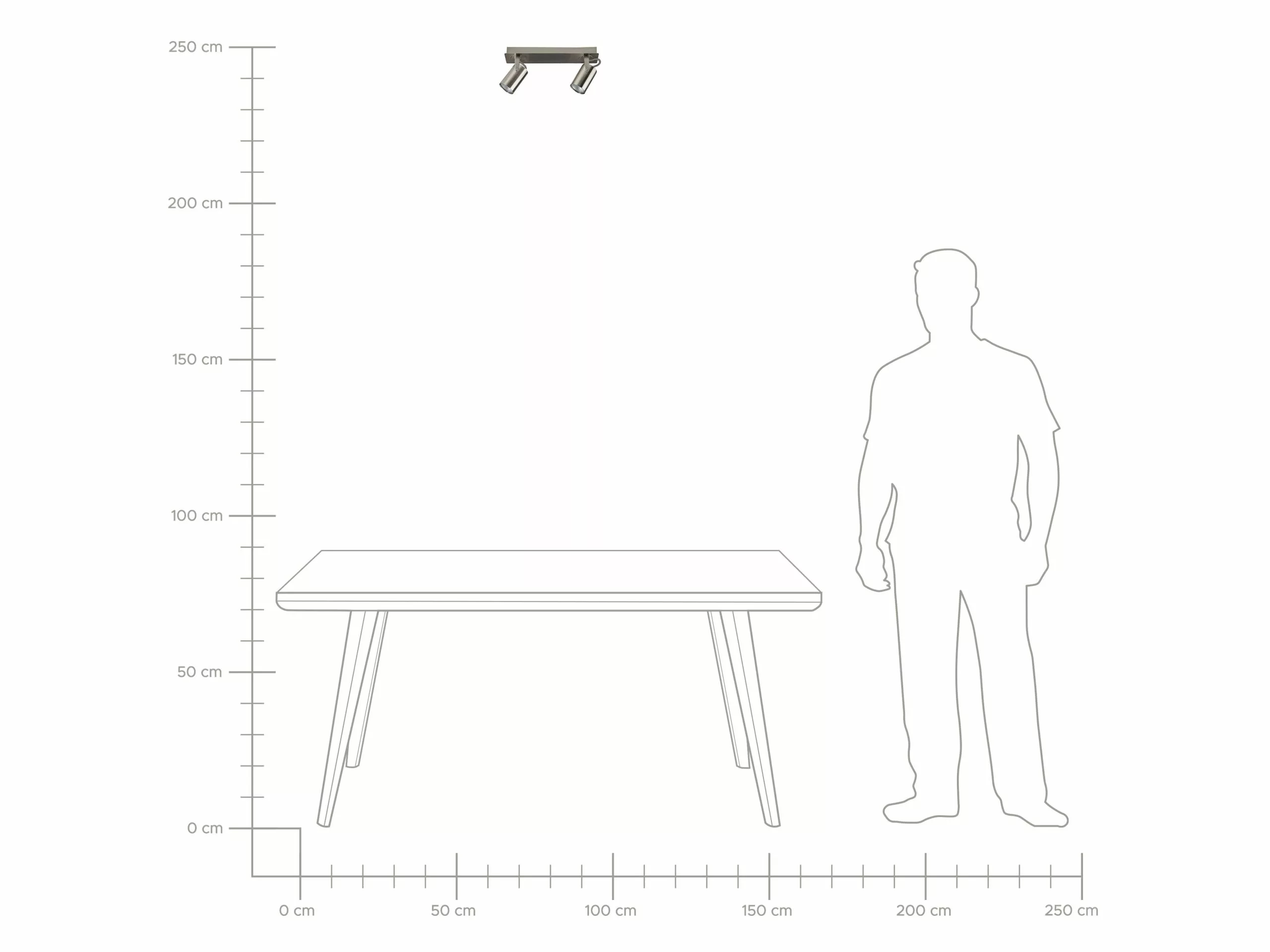 Beliani Lámpara De Techo De Metal Plateado 30 Cm KLIP - Imagen 9