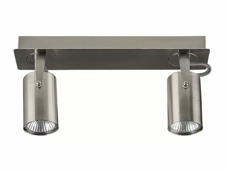 Beliani Lámpara De Techo De Metal Plateado 30 Cm KLIP - Imagen 4