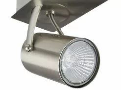 Beliani Lámpara De Techo De Metal Plateado 30 Cm KLIP -Lámparas comercio undef src sa picid 828496 type whitesh image