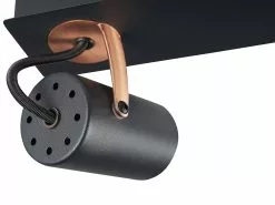 Beliani Lámpara De Techo De Metal Negro/cobrizo 44 Cm KLIP -Lámparas comercio undef src sa picid 828513 type whitesh image