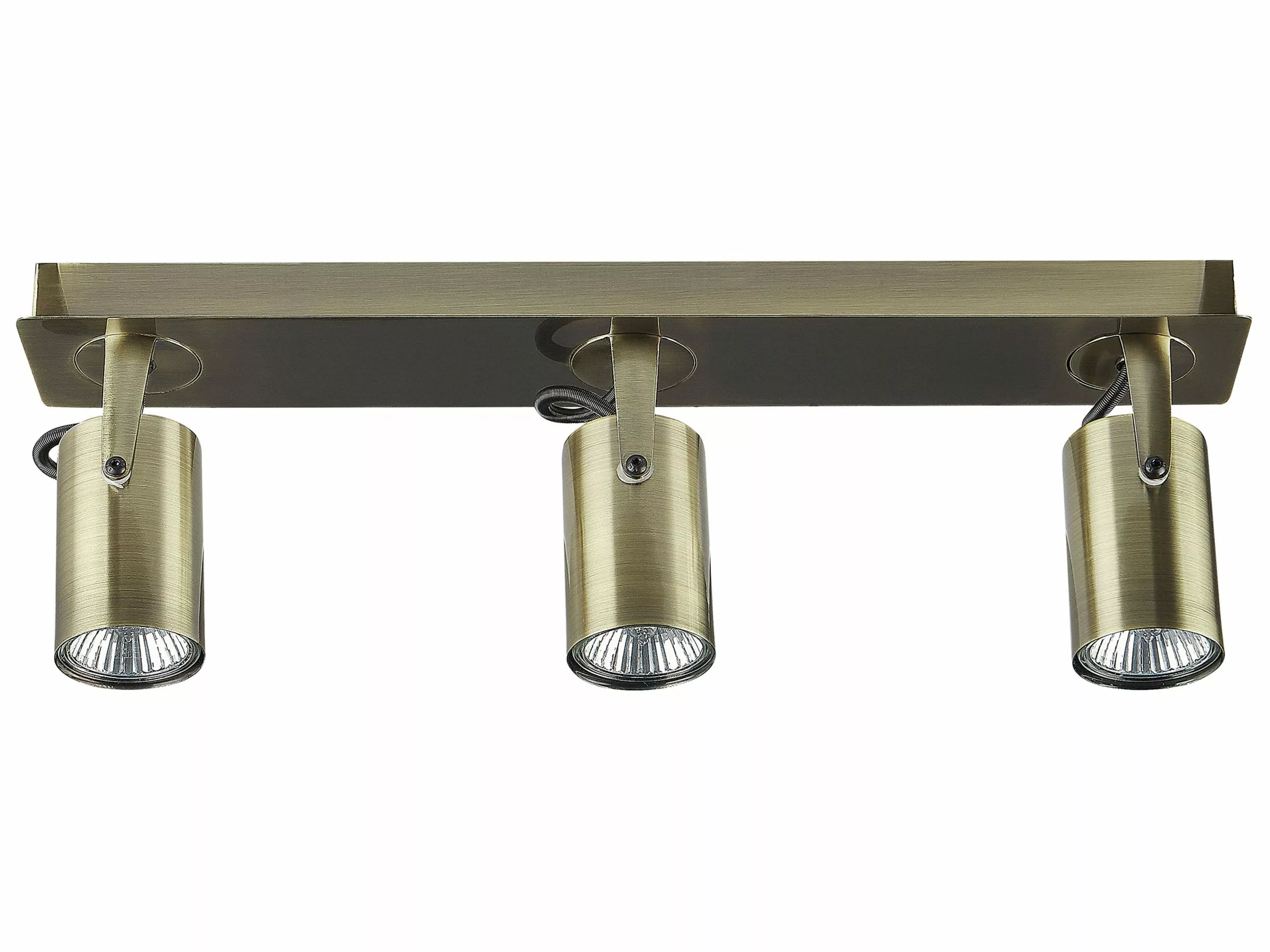 Beliani Lámpara De Techo De Metal Latón 44 Cm KLIP - Imagen 5