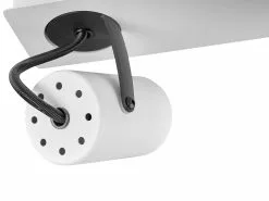 Beliani Lámpara De Techo De Metal Blanco/negro 44 Cm KLIP 17 Beliani Lámpara De Techo De Metal Blanco/negro 44 Cm KLIP -Lámparas comercio undef src sa picid 828529 type whitesh image