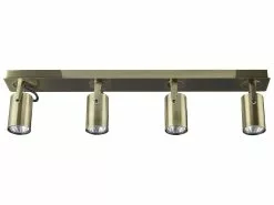 Beliani Lámpara De Techo De Metal Latón 62 Cm KLIP 14 Beliani Lámpara De Techo De Metal Latón 62 Cm KLIP -Lámparas comercio undef src sa picid 828542 type whitesh image