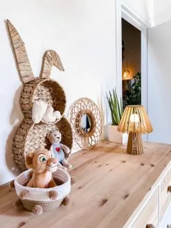 Beliani Lámpara De Mesa Color Madera Clara 28 Cm CLYDE -Lámparas comercio undef src sa picid 828650 type whitesh image