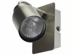 Beliani Conjunto De 2 Lámparas De Pared De Metal Plateado BONTE -Lámparas comercio undef src sa picid 828751 type whitesh image