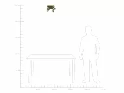 Beliani Conjunto De 4 Lámparas De Techo De Metal Latón BONTE -Lámparas comercio undef src sa picid 828766 type whitesh image