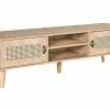 Beliani Mueble TV Madera Clara/beige 140 X 39 Cm PARTON