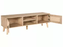 Beliani Mueble TV Madera Clara/beige 140 X 39 Cm PARTON 12 Beliani Mueble TV Madera Clara/beige 140 X 39 Cm PARTON -Lámparas comercio undef src sa picid 829017 type whitesh image