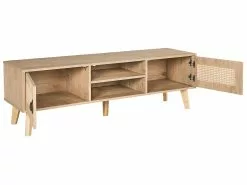 Beliani Mueble TV Madera Clara/beige 140 X 39 Cm PARTON 14 Beliani Mueble TV Madera Clara/beige 140 X 39 Cm PARTON -Lámparas comercio undef src sa picid 829019 type whitesh image