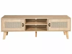 Beliani Mueble TV Madera Clara/beige 140 X 39 Cm PARTON 13 Beliani Mueble TV Madera Clara/beige 140 X 39 Cm PARTON -Lámparas comercio undef src sa picid 829041 type whitesh image