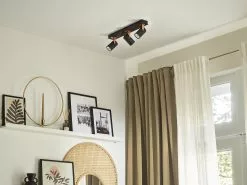 Beliani Lámpara De Techo De Metal Negro/cobrizo 44 Cm KLIP -Lámparas comercio undef src sa picid 829684 type whitesh image