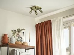 Beliani Conjunto De 4 Lámparas De Techo De Metal Latón BONTE -Lámparas comercio undef src sa picid 829696 type whitesh image