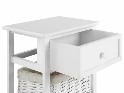 Beliani Mesa De Noche Blanco/beige 39 X 30 Cm FLOWELLA 15 Beliani Mesa De Noche Blanco/beige 39 X 30 Cm FLOWELLA -Lámparas comercio undef src sa picid 829794 type whitesh image