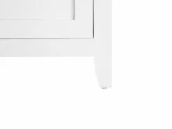 Beliani Mesa De Noche 1 Cajón Blanco/marrón Oscuro 40 X 30 Cm LAYOLA -Lámparas comercio undef src sa picid 830022 type whitesh image