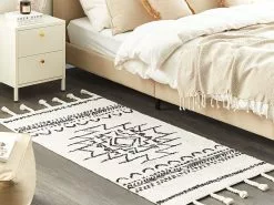 Beliani Mesa De Noche De Metal Blanco/dorado 43 X 40 Cm KYLEA -Lámparas comercio undef src sa picid 831350 type color image