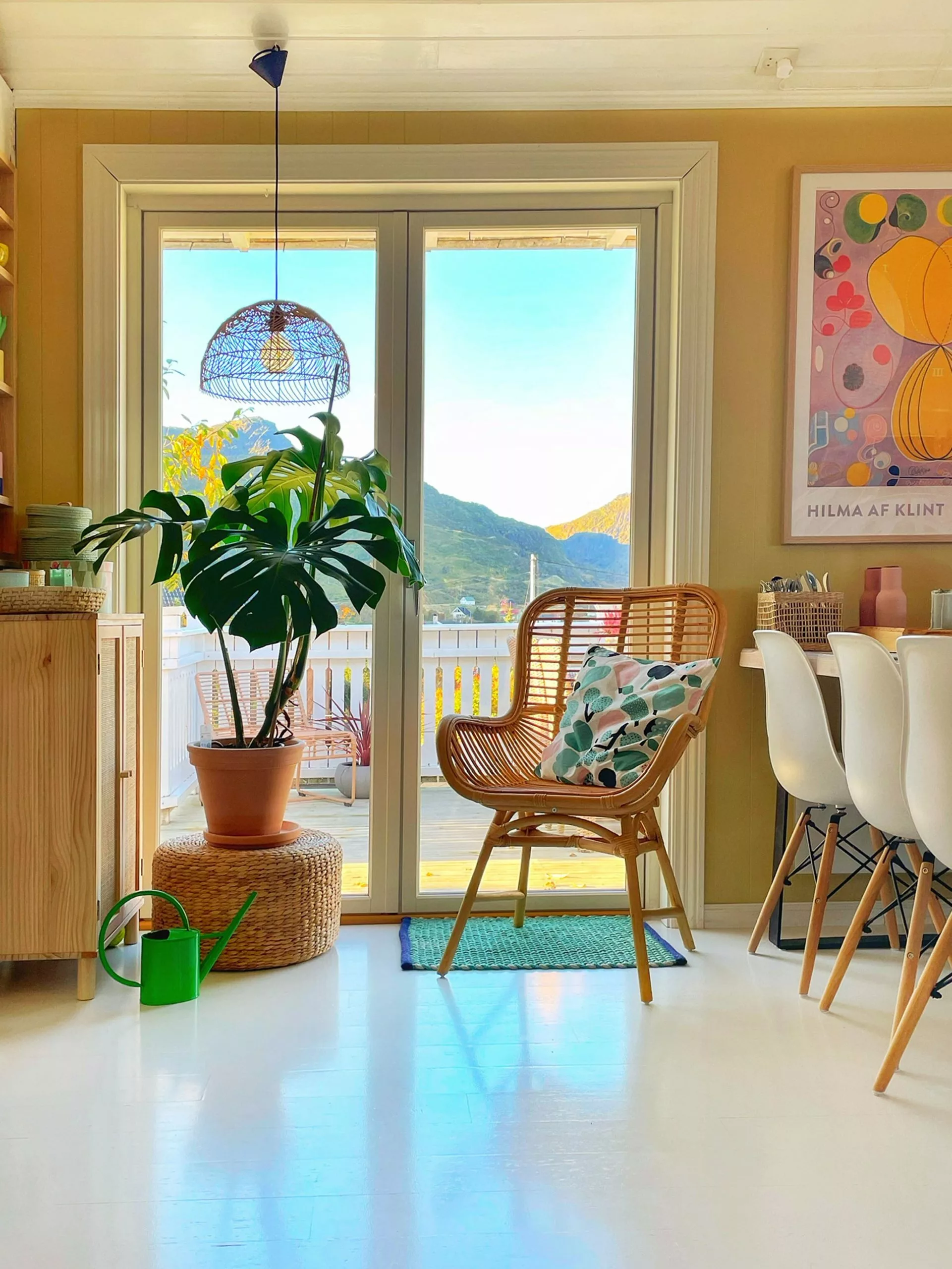 Beliani Lámpara De Techo De Ratán Natural SELENGE 8 Beliani Lámpara De Techo De Ratán Natural SELENGE - Imagen 8