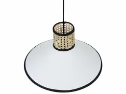 Beliani Lámpara De Techo De Poliéster/ratán/algodón Natural/blanco/negro 188 Cm MANTUA 10 Beliani Lámpara De Techo De Poliéster/ratán/algodón Natural/blanco/negro 188 Cm MANTUA -Lámparas comercio undef src sa picid 837001 type whitesh image