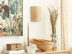 Beliani Lámpara De Pared De Ratán Natural DEMITRIE -Lámparas comercio undef src sa picid 837164 type whitesh image