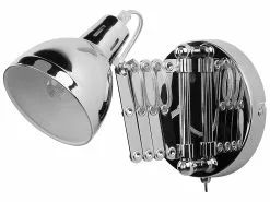 Beliani Conjunto De 2 Lámparas De Pared De Metal Plateado HARRINGTON -Lámparas comercio undef src sa picid 837897 type whitesh image