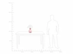 Beliani Lámpara De Mesa De Cerámica/lino Rosa/blanco 40 Cm FERRY 16 Beliani Lámpara De Mesa De Cerámica/lino Rosa/blanco 40 Cm FERRY -Lámparas comercio undef src sa picid 843227 type whitesh image