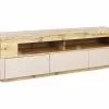Beliani Mueble TV Madera Clara/beige 160 X 40 Cm ANTONIO
