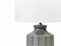 Beliani Lámpara De Mesa De Cerámica Gris/blanco 43 Cm ESPERANCE 12 Beliani Lámpara De Mesa De Cerámica Gris/blanco 43 Cm ESPERANCE -Lámparas comercio undef src sa picid 844196 type whitesh image