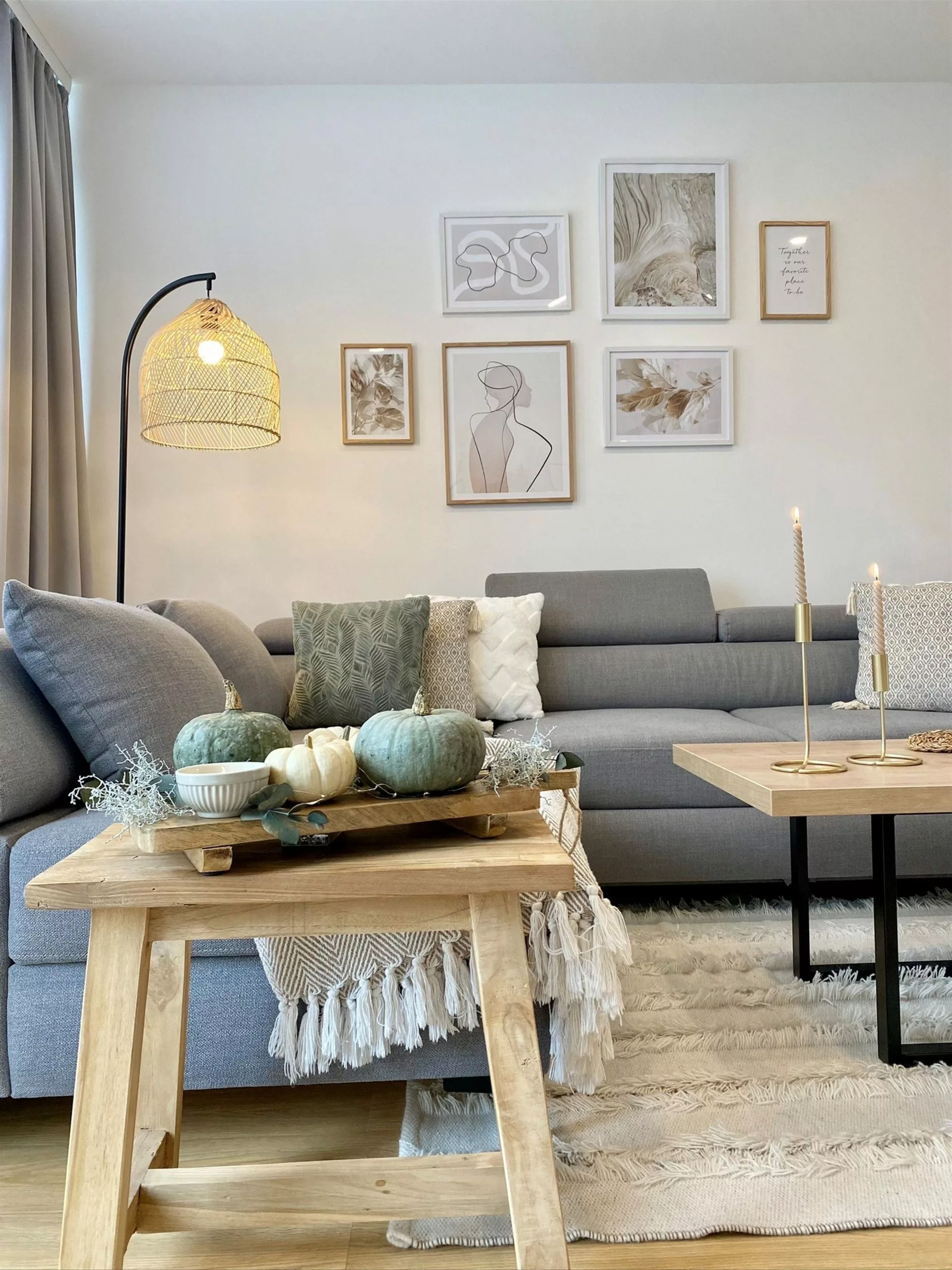 Beliani Lámpara De Pie De Ratán Beige/natural/negro 165 Cm BERNICA - Imagen 7