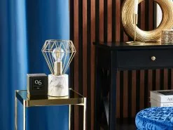 Beliani Lámpara De Mesa Pequeña En Latón MOONI 12 Beliani Lámpara De Mesa Pequeña En Latón MOONI -Lámparas comercio undef src sa picid 847289 type whitesh image