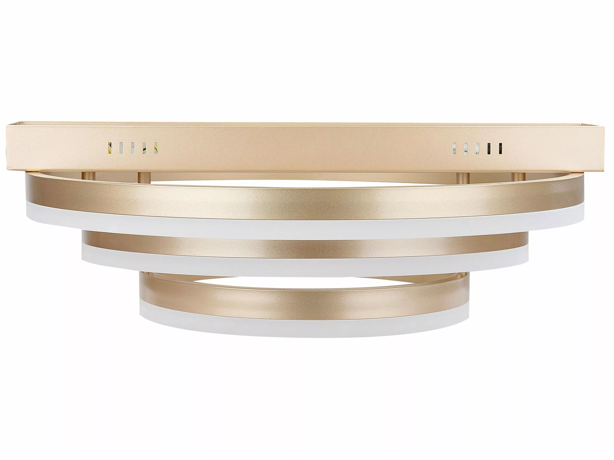 Beliani Lámpara De Techo LED Dorada ⌀ 50 Cm NORE 4 Beliani Lámpara De Techo LED Dorada ⌀ 50 Cm NORE - Imagen 4