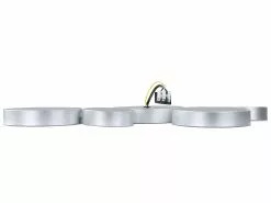 Beliani Lámpara De Techo LED De Metal Plateado LUGA -Lámparas comercio undef src sa picid 847466 type whitesh image