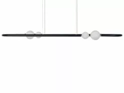 Beliani Lámpara De Techo LED De Metal Negro/blanco 160 Cm FEALE -Lámparas comercio undef src sa picid 847514 type whitesh image