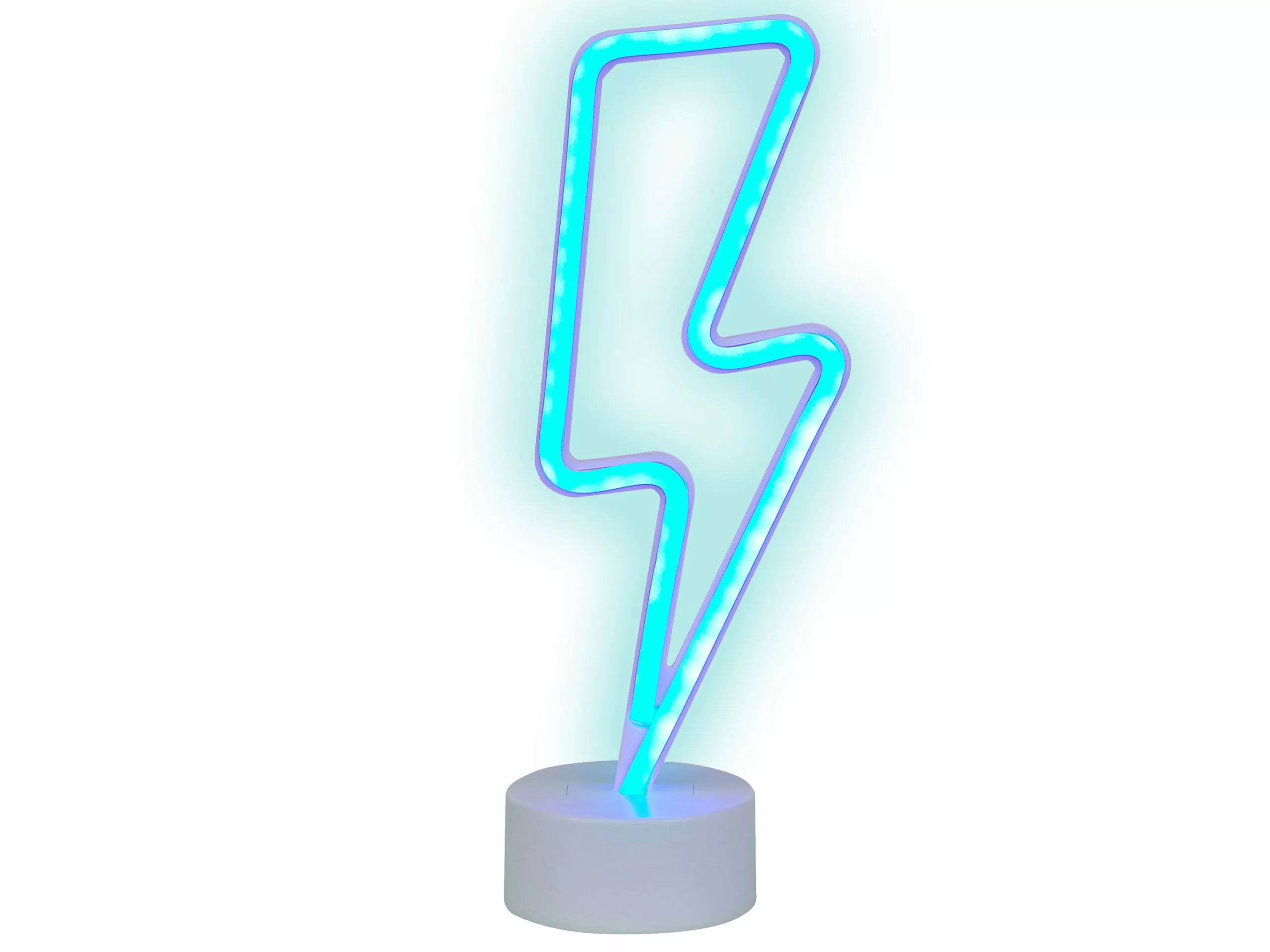 Beliani Conjunto De 3 Letreros LED De Neón Amarillo/rojo/azul FLORETTA - Imagen 6