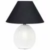 Beliani Lámpara De Mesa De Cerámica Beige Crema/negro 42 Cm CADENA