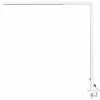 Beliani Lámpara De Mesa LED De Metal Blanco 120 Cm VOLANS