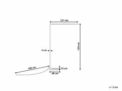 Beliani Lámpara De Pie LED De Metal Blanco 194 Cm MENSA 19 Beliani Lámpara De Pie LED De Metal Blanco 194 Cm MENSA -Lámparas comercio undef src sa picid 849919 type whitesh image