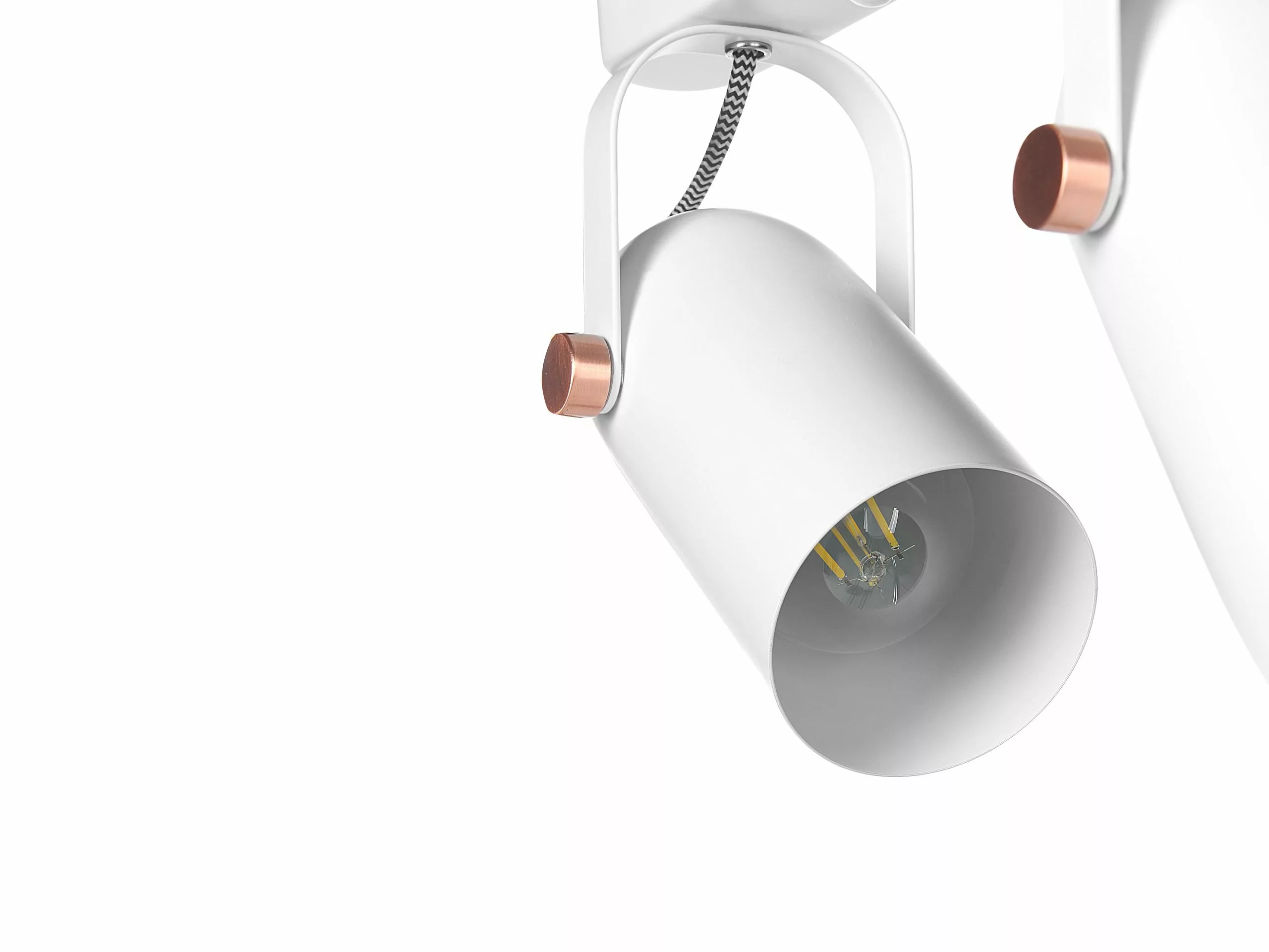 Beliani Lámpara De Techo De Metal Blanco/dorado 23 Cm TYRIA 6 Beliani Lámpara De Techo De Metal Blanco/dorado 23 Cm TYRIA - Imagen 6