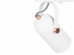 Beliani Lámpara De Techo De Metal Blanco/dorado 23 Cm TYRIA 14 Beliani Lámpara De Techo De Metal Blanco/dorado 23 Cm TYRIA -Lámparas comercio undef src sa picid 851202 type whitesh image